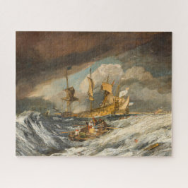 Boote, die Anker ausführen...Krieg von Turner Puzzle