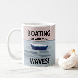 Boote, die mit den Wellenbooten Spaß machen Kaffeetasse