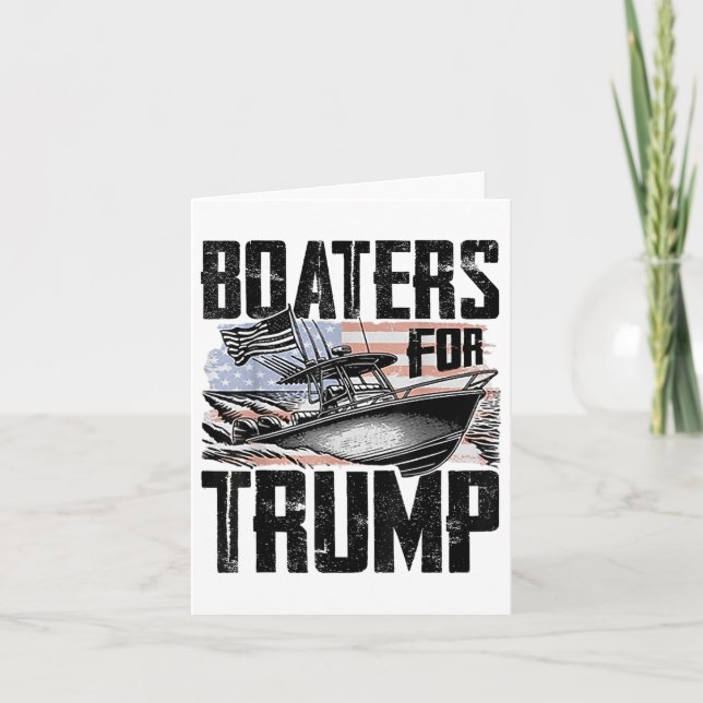 Boote für Trump _1 Karte (Vorderseite)