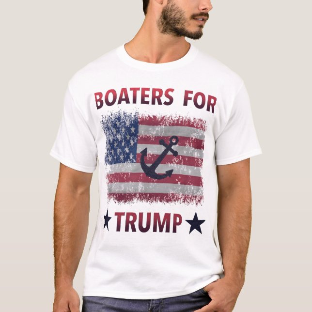 Boote für Trump-Shirt T-Shirt (Vorderseite)