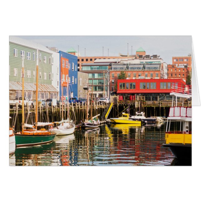 Boote gegossen | Portland, Maine (Vorderseite (Horizontal))