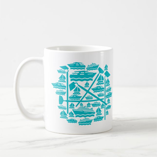 Boote & Hoes Zwei-Tone-Tasse Kaffeetasse (Links)
