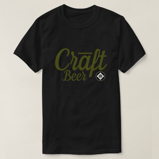 Boote - Hopfen Symbol Ver.2 Grün T-Shirt (Design vorne)