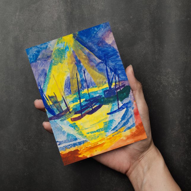 Boote im Abend Sun | Fritz Schaefler Karte (Von Creator hochgeladen)