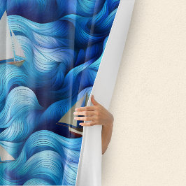 Boote im freien Meer Duschvorhang