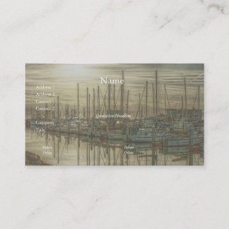 Boote im Hafen 1 Visitenkarte