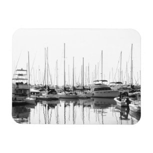 Boote im Hafen Magnet