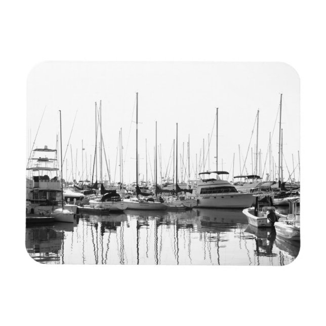 Boote im Hafen Magnet (Horizontal)