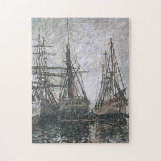 Boote im Hafen Monet Fine Art Puzzle