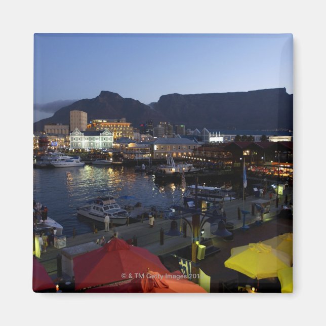 Boote im Hafen, Südafrika Magnet (Vorne)