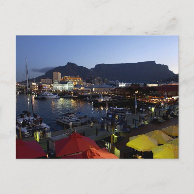 Boote im Hafen, Südafrika Postkarte (Vorderseite)