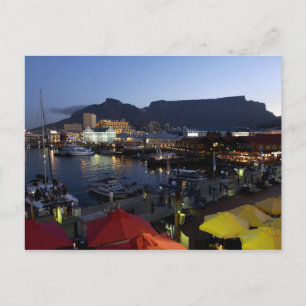 Boote im Hafen, Südafrika Postkarte