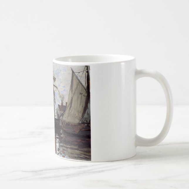 Boote im Hafen von Honfleur durch Claude Monet Tasse (Rechts)