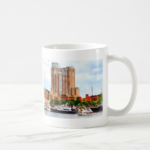 Boote im Innenhafen Baltimore MD Kaffeetasse