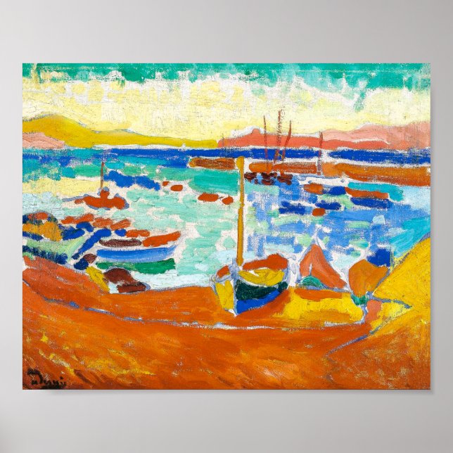 Boote in Collioure | Andre Derain | Poster (Vorne)