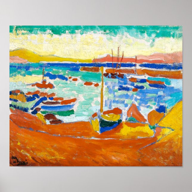 Boote in Collioure | Andre Derain | Poster (Vorne)