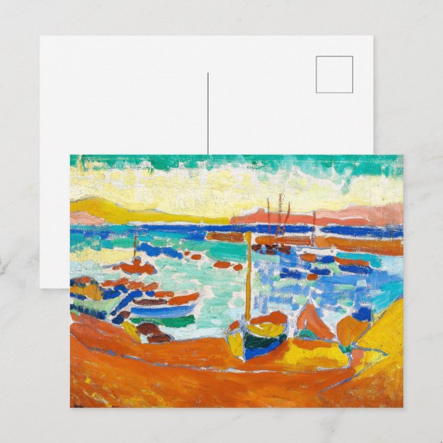 Boote in Collioure | Andre Derain | Postkarte (Vorne/Hinten)