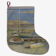 Boote in einer Landschaft (New England Landschaft)