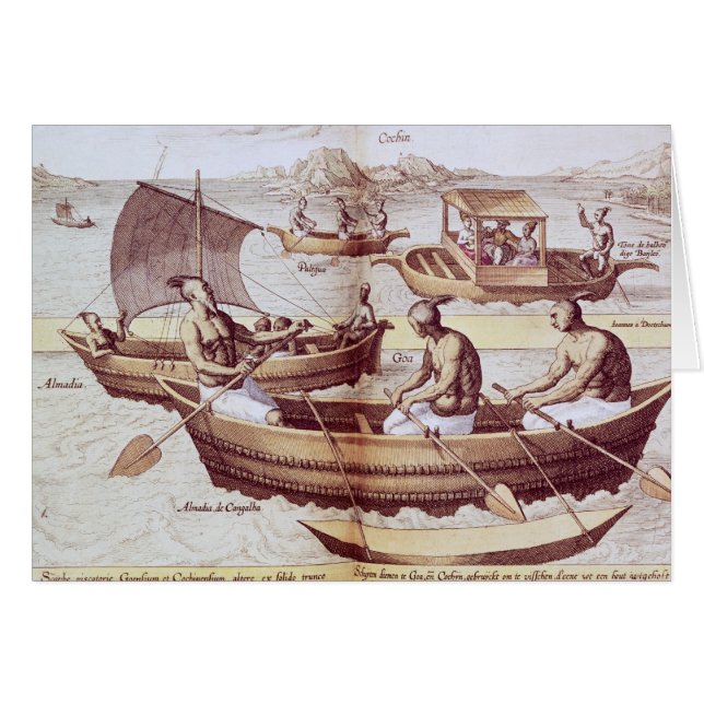 Boote in Goa (Vorderseite (Horizontal))