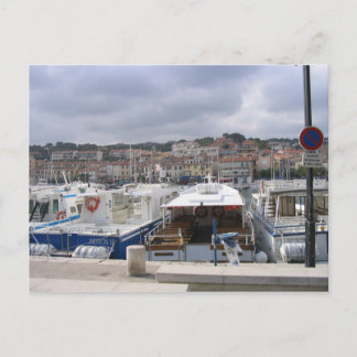 Boote in Marseille Postkarte