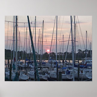 Boote in New Bern Poster