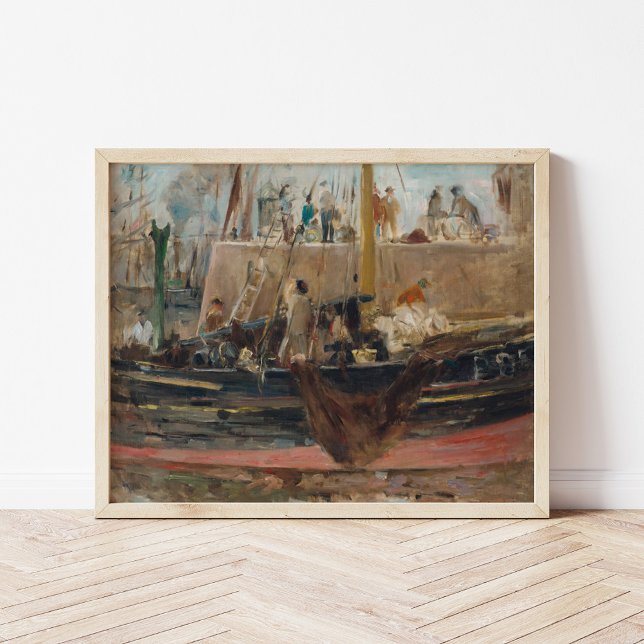 Boote in Quay | Berthe Morisot Poster (Von Creator hochgeladen)