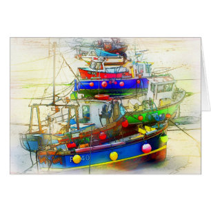 BOOTE IN ST. IVES HARBOR