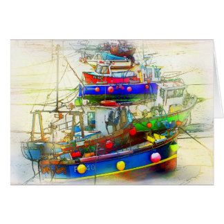 BOOTE IN ST. IVES HARBOR