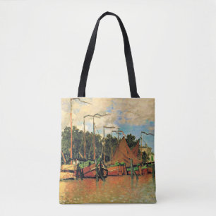 Boote in Zaandam von Claude Monet,