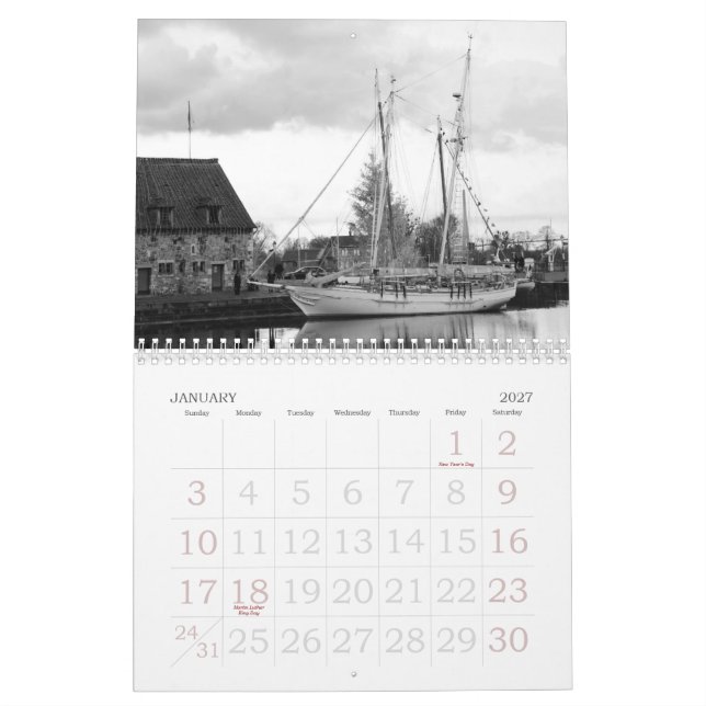 Boote Kalender (Jan 2027)
