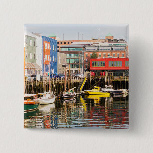 Boote machten   Portland, Maine fest Button