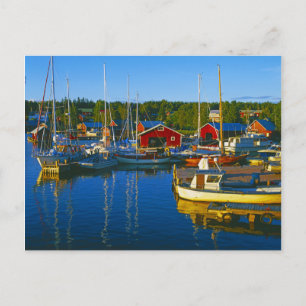 Boote Postkarte