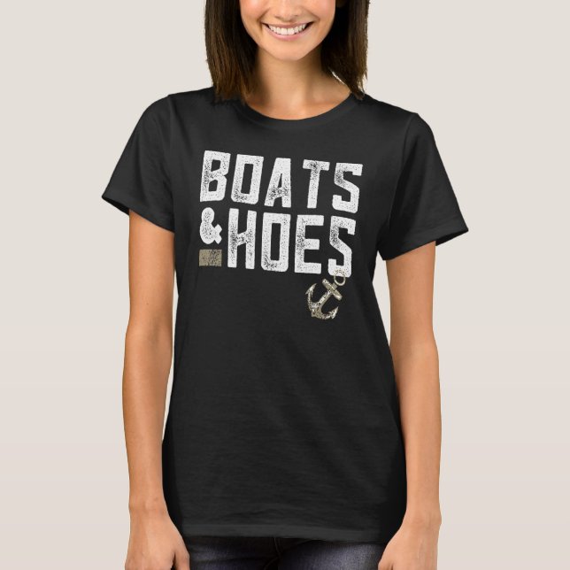 Boote und Bootsanleger T-Shirt (Vorderseite)