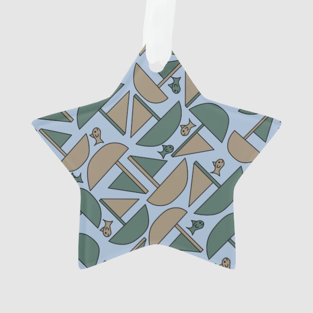 Boote und Fische Ornament (Rückseite)