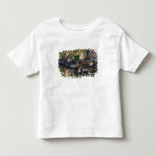 Boote und Gebäude entlang des Kanalgürtels, Kleinkind T-shirt