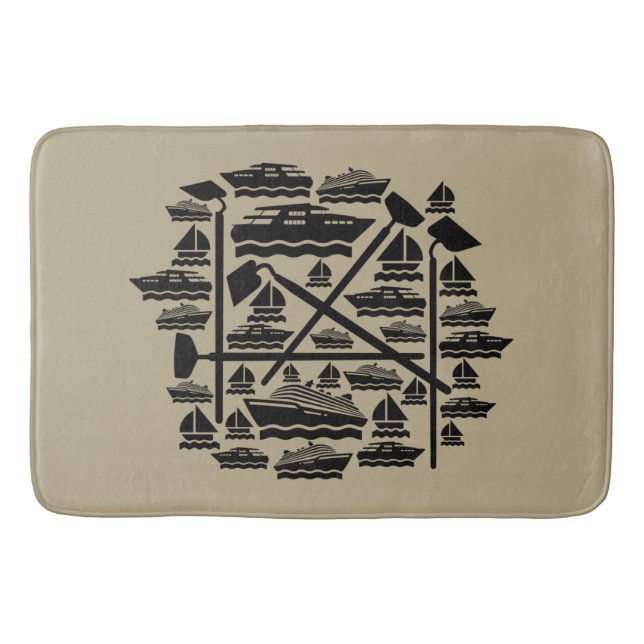 Boote und Hoes Bath Mat Badematte (Vorderseite)