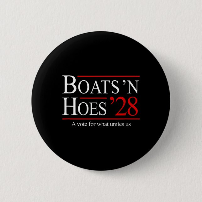 Boote und Mädels 2028 - eine Stimme für das, was u Button (Vorderseite)