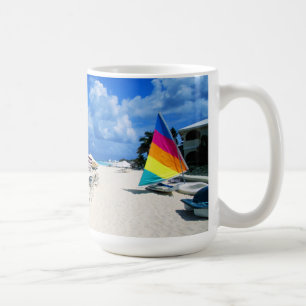 Boote und Strand-Stühle Tasse