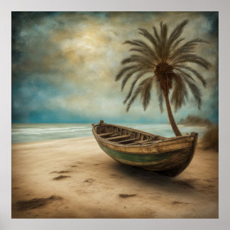 Boote und Strände - 3 Poster