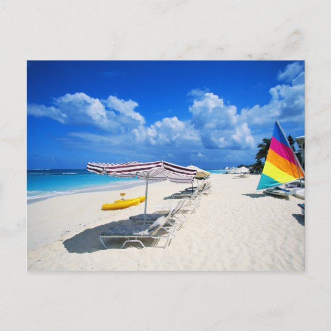 Boote und Stühle Postkarte (Vorderseite)
