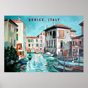 Boote von Venedig Poster