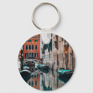 Boote von Venedig Schlüsselanhänger