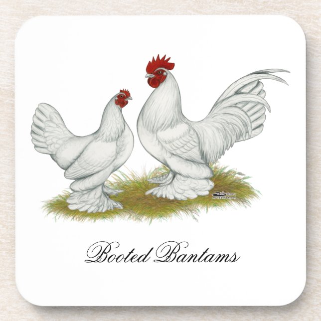 Booted Bantams Untersetzer (Vorderseite)