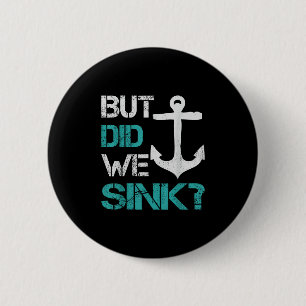 Booten, aber sanken wir Flachboot Ponton Kapitän Button