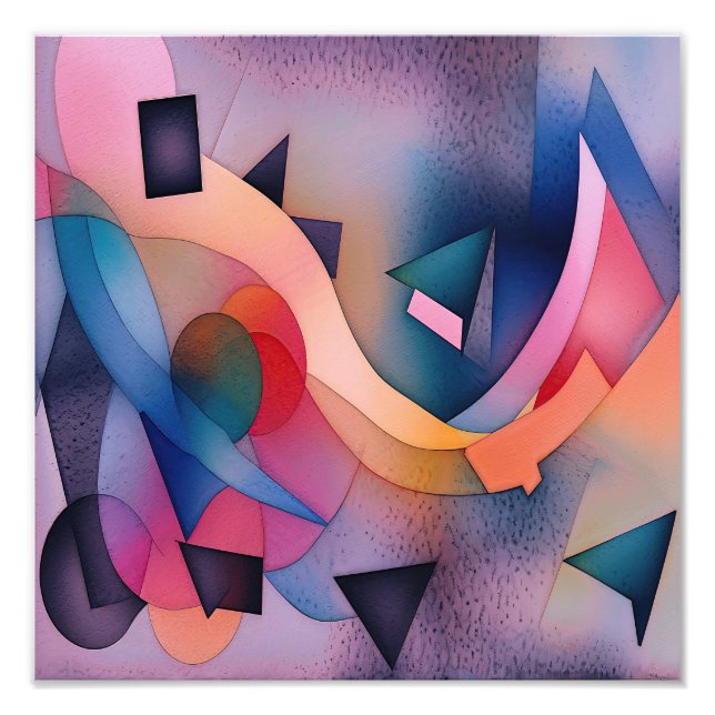 "Booten auf Wasser" Zeitgenössische Abstrakte Kuns Fotodruck (Vorne)