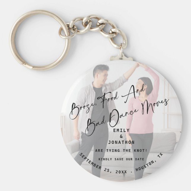 Booten Sie Lebensmittel schlechter Tanz bewegt Fot Schlüsselanhänger (Vorne)