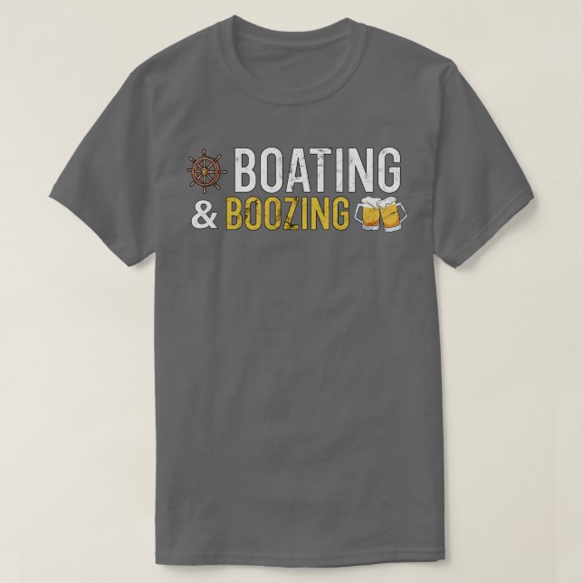 Booten und Booten T-Shirt (Design vorne)