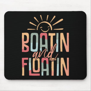 Booten und Schwimmen Sommerferien Seelenleben Schw Mousepad