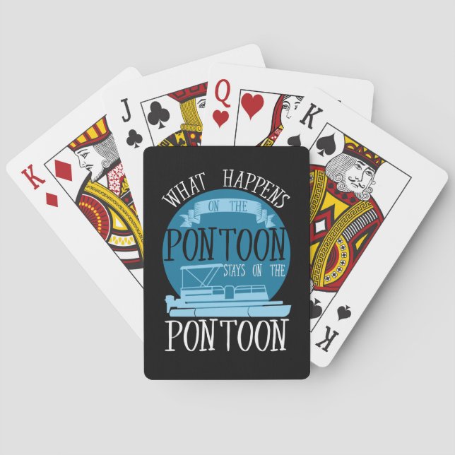 BOOTEN - Was passiert auf dem Pontoon? Spielkarten (Rückseite)