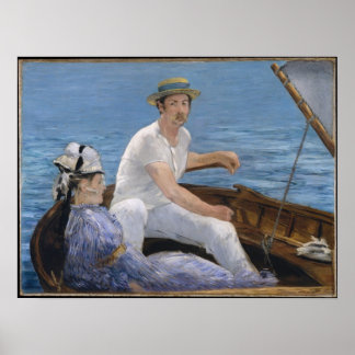 Bootfahren - Edouard Manet Poster